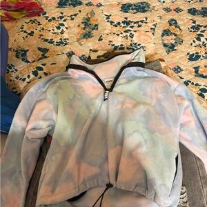PINK Victoria's Secret Pastel Tie-Dye Jacket